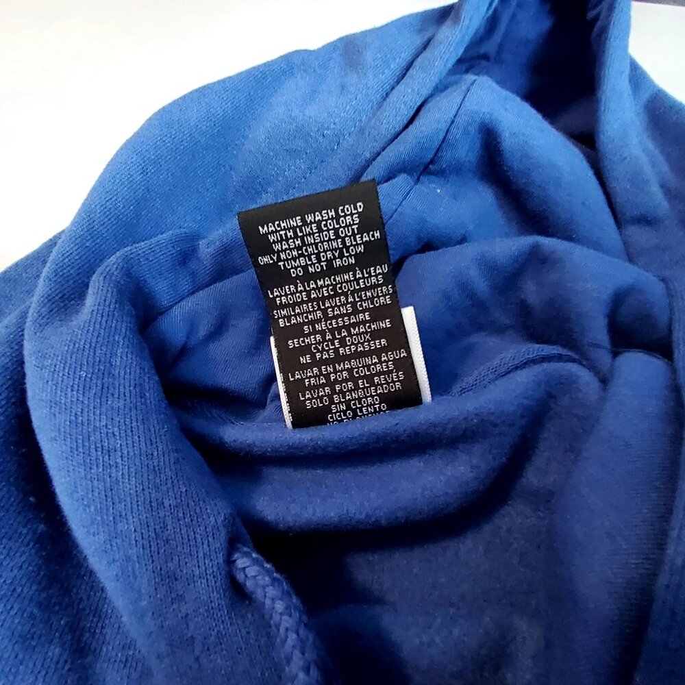 Mickey Mouse Blue Hoodie With Colorful Lettering drawstring hood Front graphicXL - Picture 7 of 8